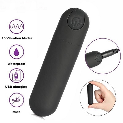 10 Speed Rechargeable Vibrating Sex Bullet - Image 7