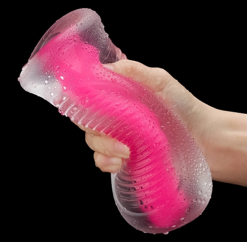 Lovetoy Lumino Play Pink Glow Masturbator - Image 9