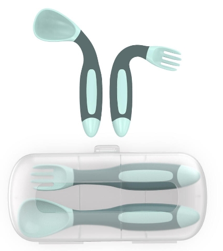 ABDL Silicone Adult Baby Training Spoon and Fork Set