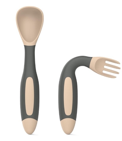 ABDL Silicone Adult Baby Training Spoon and Fork Set - Image 3