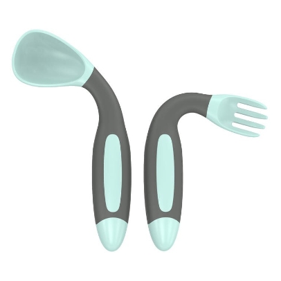 ABDL Silicone Adult Baby Training Spoon and Fork Set - Image 4