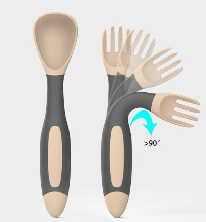 ABDL Silicone Adult Baby Training Spoon and Fork Set - Image 8