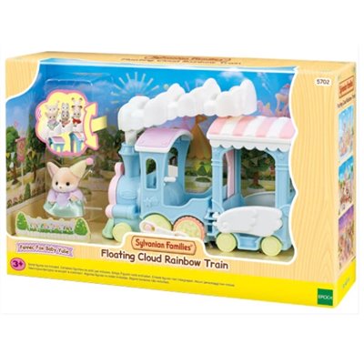 Floating Cloud Rainbow Train