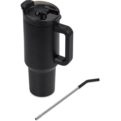 Alex Varga Maximus Vacuum Mug - 1.2 Litre - Black - Image 3
