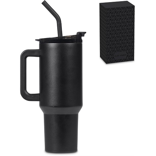 Alex Varga Maximus Vacuum Mug - 1.2 Litre - Black - Image 8