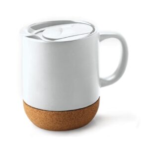 Samara Cork Mug - White