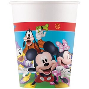 MICKEY ROCK THE HOUSE PAPER CUPS 200ML 8CT