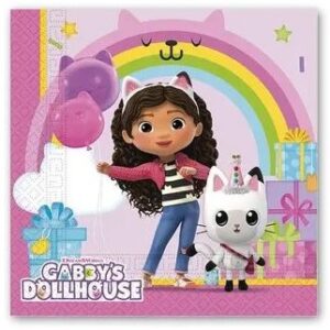 GABBYS DOLLHOUSE 2PLY PAPER NAPKINS 33X33CM 20CT