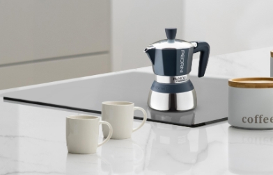 Induction Coffee Maker 6 Cups - Navy - Image 5
