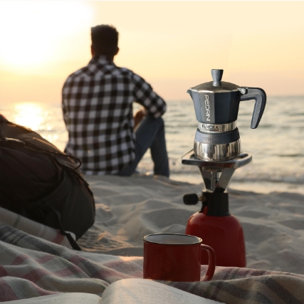 Induction Coffee Maker 6 Cups - Navy - Image 6
