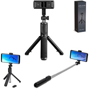 Swiss Cougar Adelaide Tripod Selfie Stick - Black