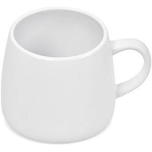 Serendipio Camden Ceramic Coffee Mug - 400ml - Solid White