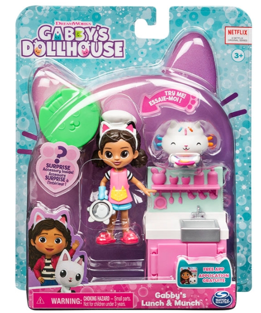 GABBY'S DOLLHOUSE CAT-TIVITY PK LUNCH & MUNCH