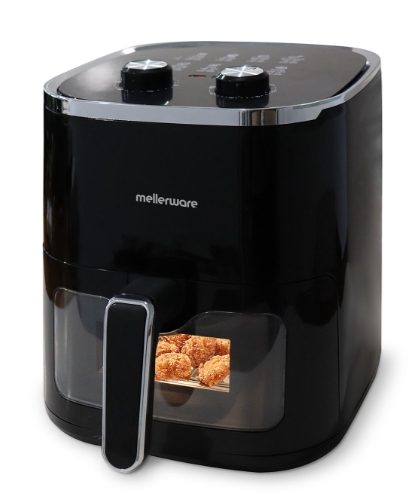 Air Fryer With Viewing Window Manual Operation Non-Stick Black 4.6L 1450W "Vitality XL" - Image 7