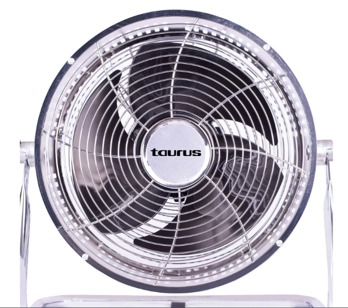Fan 3 Speed Floor Fan Steel Silver 25cm 80W "Ventilador Rafaga" - Image 5