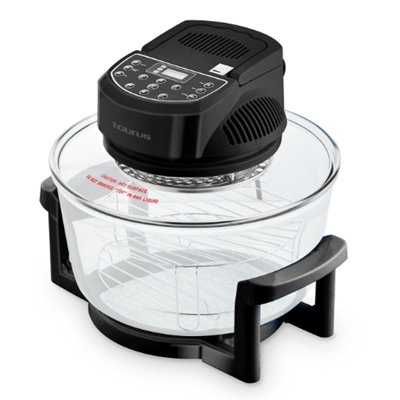 Air Fryer / Convection Cooker Digital Glass Black 12L 1400W "Turbo Cuina"