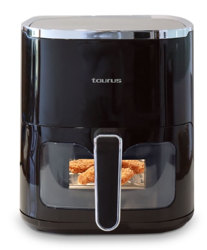 Air Fryer With Viewing Window Digital Non-Stick Black 4.6L 1450W "VistaCrisp"