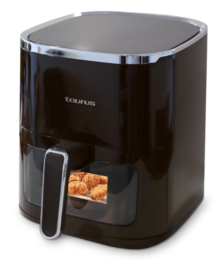 Air Fryer With Viewing Window Digital Non-Stick Black 4.6L 1450W "VistaCrisp" - Image 7