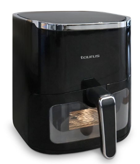 Air Fryer With Viewing Window Digital Non-Stick Black 4.6L 1450W "VistaCrisp" - Image 8
