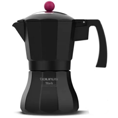 Coffee Maker Aluminium Black 6 Cup "Black Moments 6"