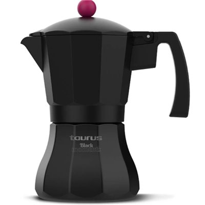 Coffee Maker Aluminium Black 12 Cup "Black Moments 12"