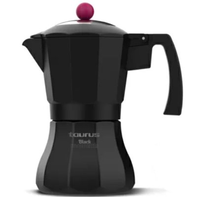 Coffee Maker Aluminium Black 3 Cup "Black Moments 3"