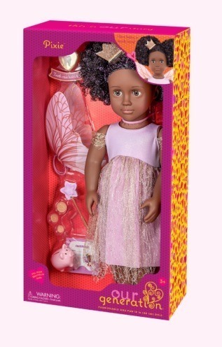 OG ACTIVITY DOLL PIXIE 18 INCH BLACK - Image 8