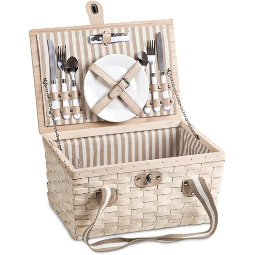 Serendipio Montega 2-Person Picnic Basket - Natural - Image 7