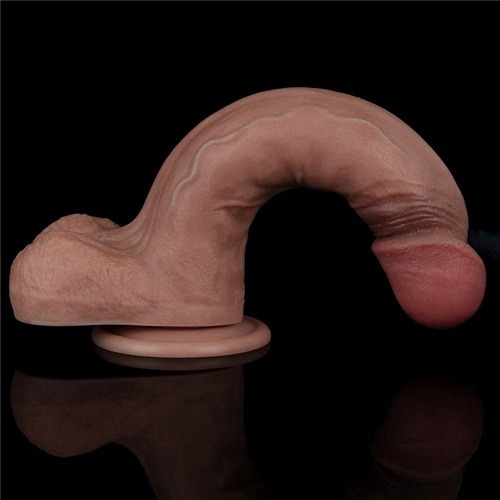 Lovetoy 9'' Dual Layered Silicone Cock - Image 8