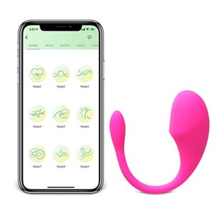 App-Controlled Silicone Rechargeable Egg Vibe