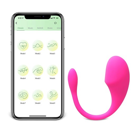 App-Controlled Silicone Rechargeable Egg Vibe