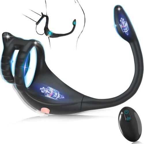 Scorpion Cockiring Prostate Stimulator Remote Controlled Vibrastion