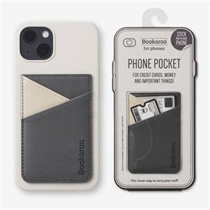 BOOKAROO PHONE POCKET CHARCOAL