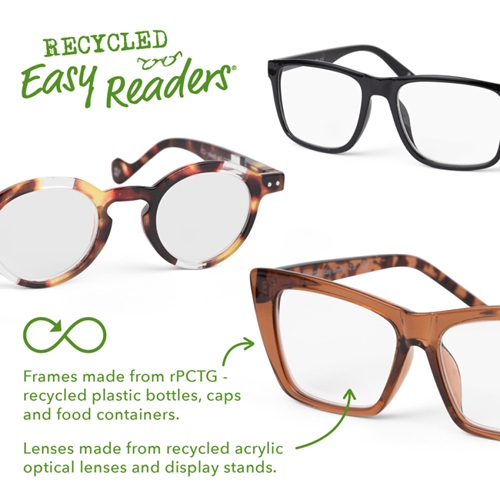 EASY READERS RECYCLED RECT BLACK +2.0 - Image 3