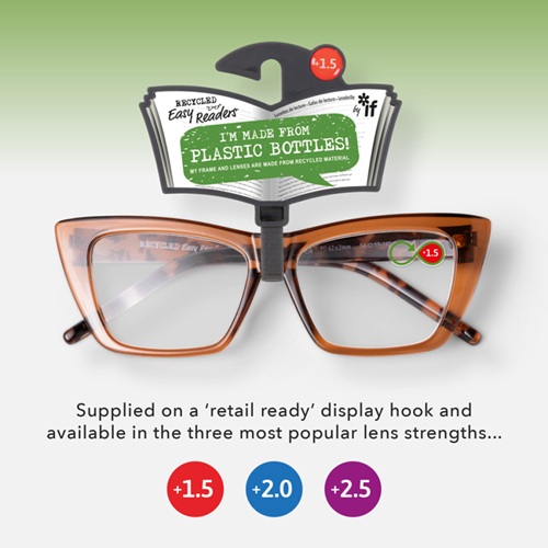 EASY READERS RECYCLED RECT BLACK +2.0 - Image 5