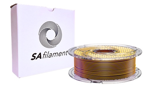 SA Filament Dual Silk PLA Filament - Golden Indigo (750g 1.75mm)